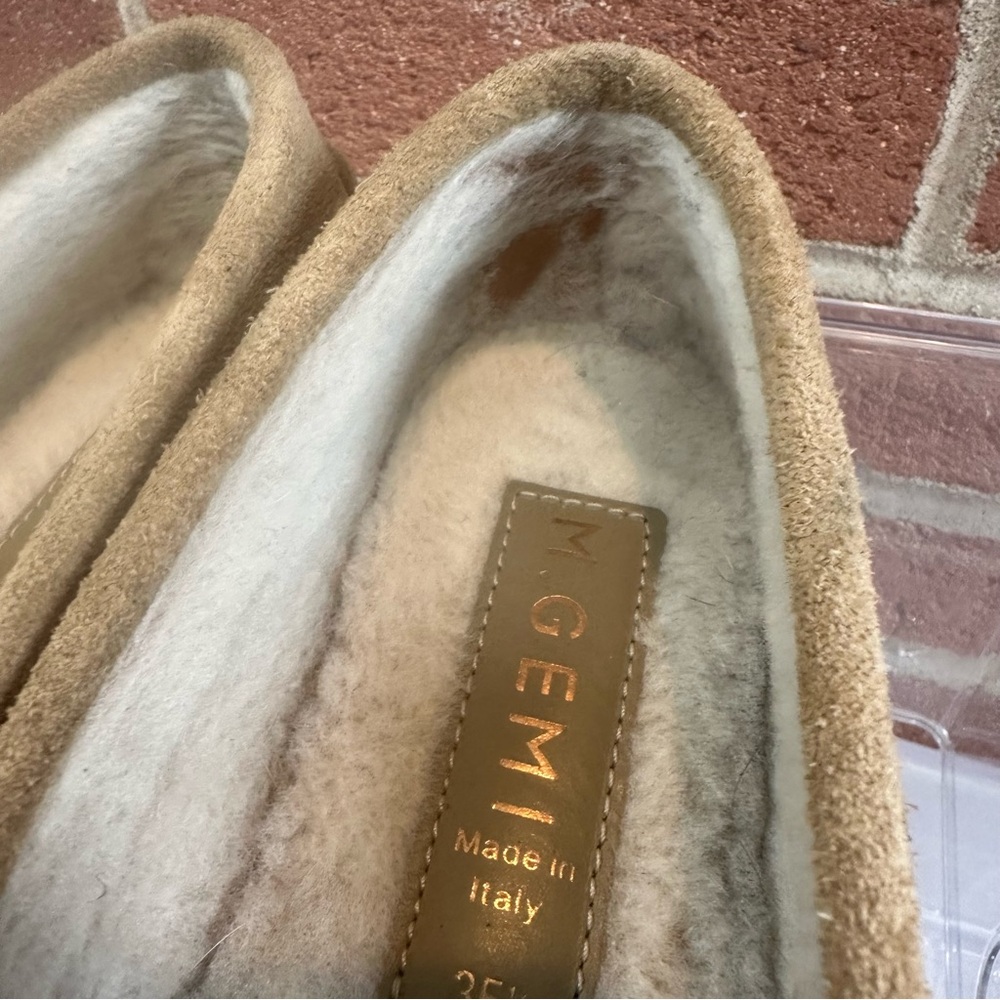 M. Gemi Moccasin Felize Suede Size‎ 35.5 / 5 Tan - Picture 10 of 11